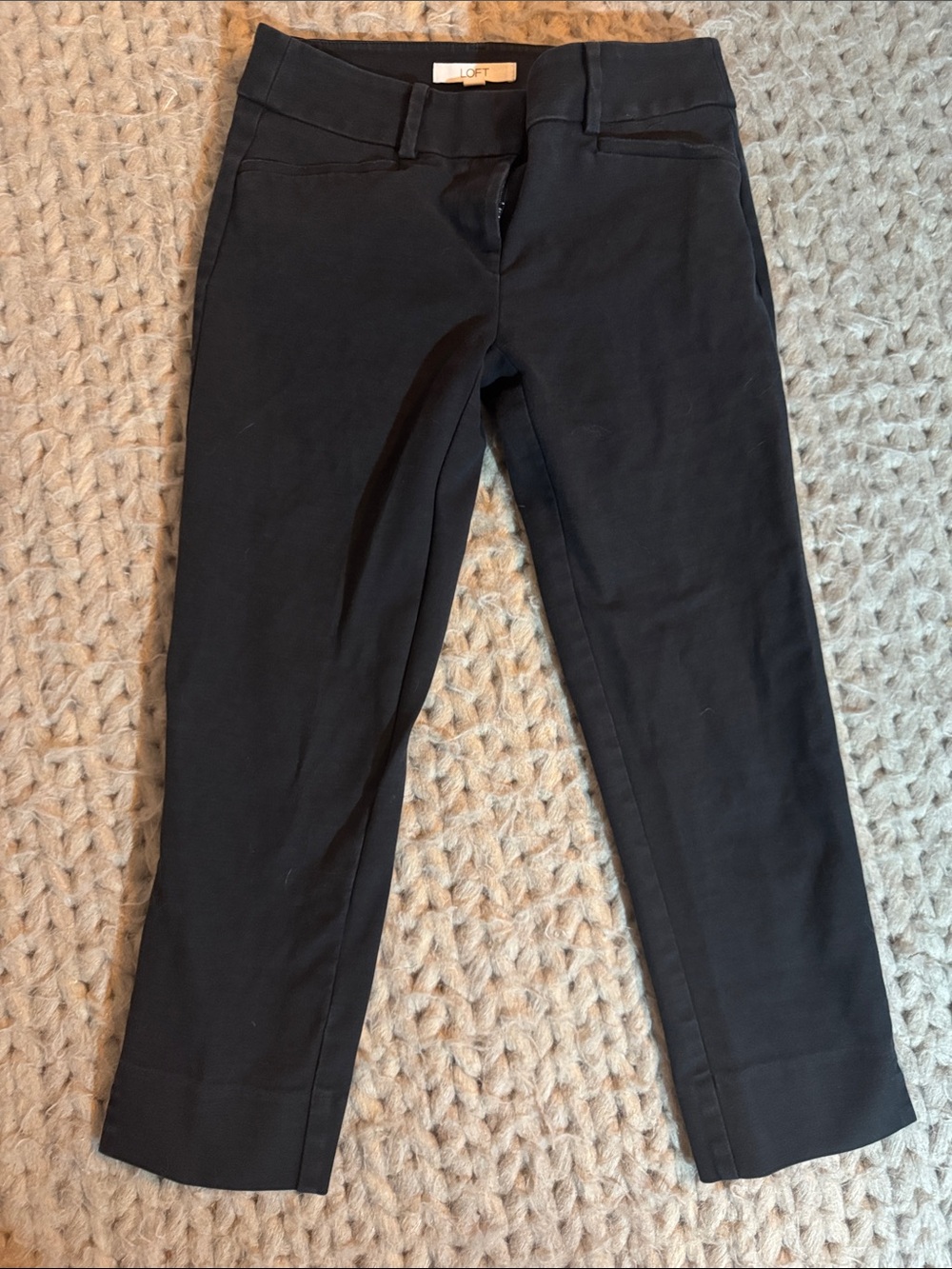 LOFT Navy Blue Women’s Slim Chino-Style Pants
